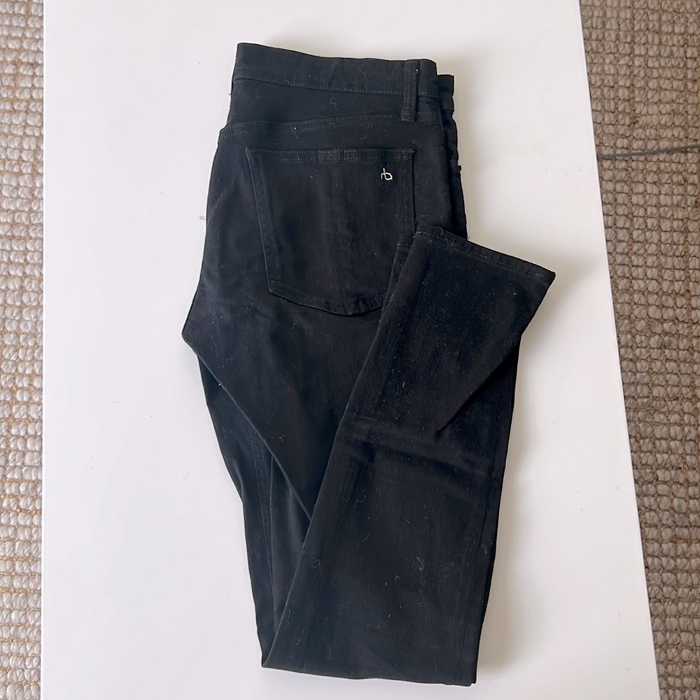 Rag & Bone Cate mid-rise Skinny black jeans